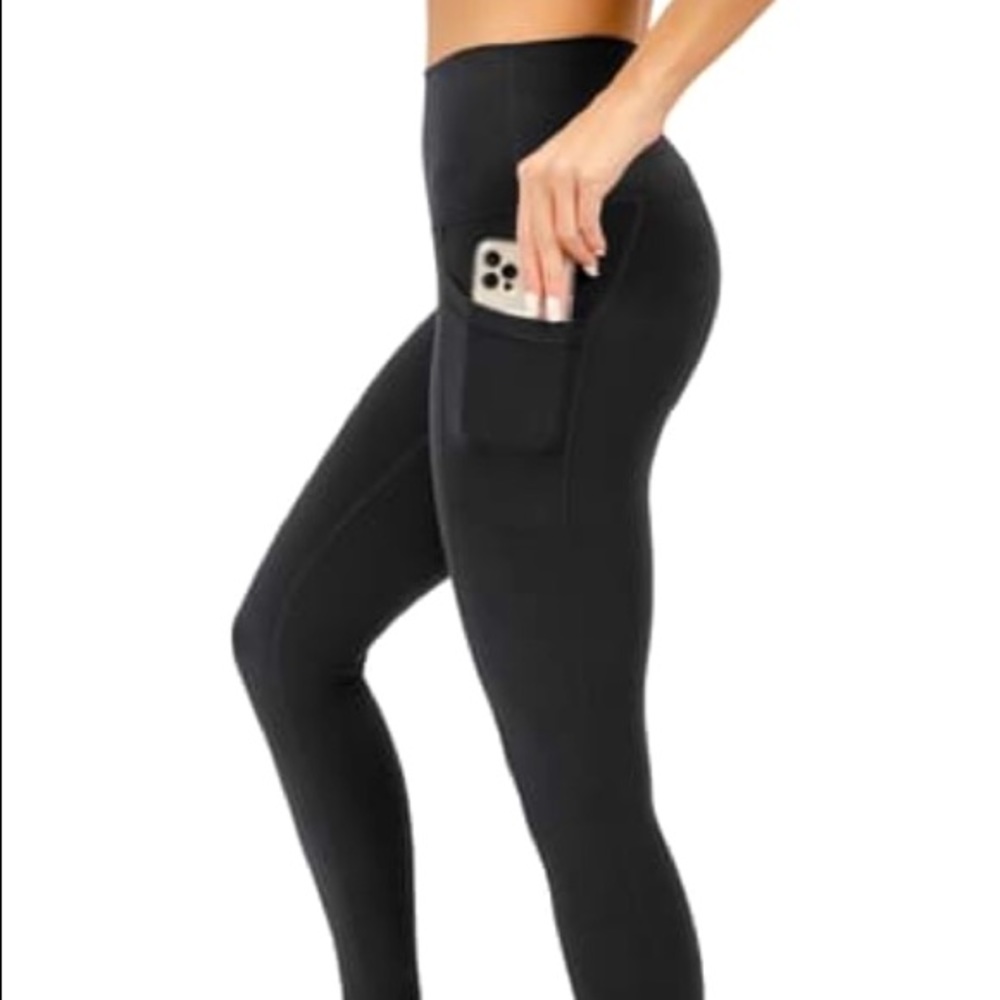 90 Degree High Waist Pocket Ankle Leggings